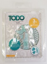 TODO TROPICAL LEAVES Letterpress/Hot Foil Plates. 3 x Metal Dies (B)