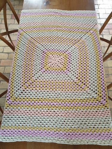 Hand crochet blanket - blanket, pastel