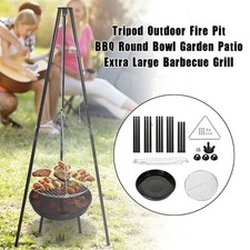 Tripod Outdoor Fire Pit BBQ