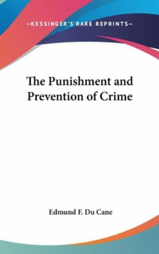 Punishment and prevention - punishment,