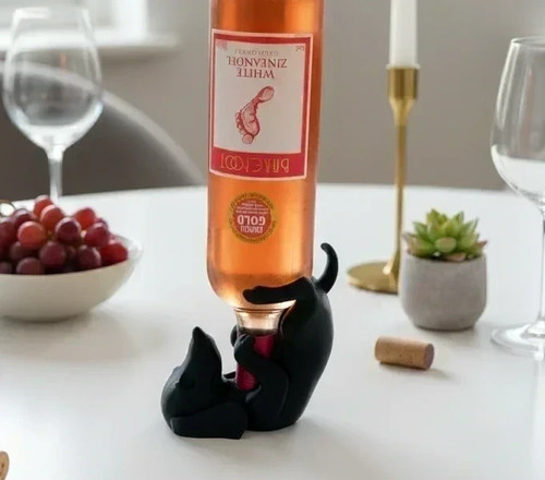 Dog shaped wine - shaped, holder
