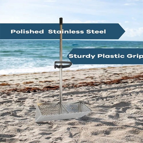Beach sand scoop shovel metal - beach,
