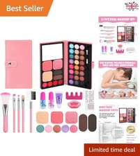 12Pcs Pink Kids Makeup Set -
