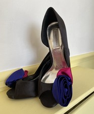 Women's High Heel Satin Peep