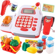 39PCS Pretend Play Toy Till
