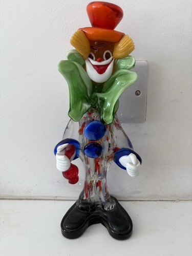 Murano glass clown figurine - murano, figurine.