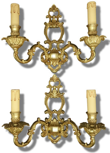 Large pair wall sconces - of,
