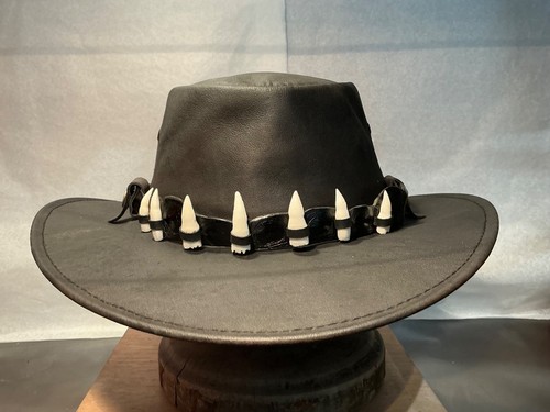 Jacaru kangaroo leather hat - kangaroo,