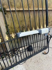 PAIR of Hevay duty Iron Gates