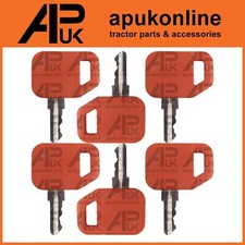 6x Ignition Key for John Deere