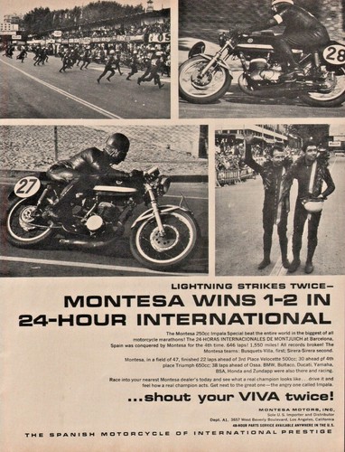 1967 montesa barcelon spain - montesa,