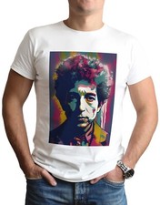 Bob Dylan Art T-Shirt Pop Art Guitar Folk Rock Music Legend Music Band Gift