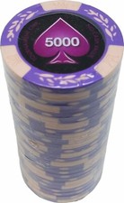 Poker Chips (25) $5,000