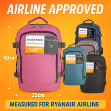 RYANAIR UNDERSEAT CABIN-FRIENDLY RUCKSACK Size: 40 x 25 x 20 cm