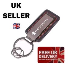 1x OEM PEUGEOT METAL Keyring