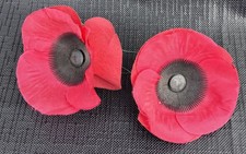 A Pair of Large Post WW11 ? Haig Fund Poppy's