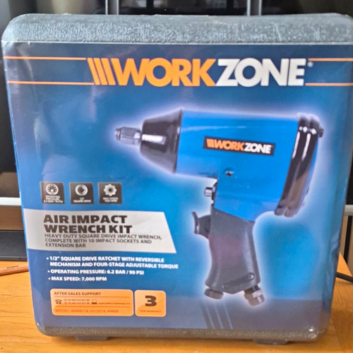 Workzone air impact - workzone, 1/2"