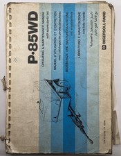 Ingersoll-Rand P-85WD Air Compressor Operation & Maintenance Manual, c 1970's