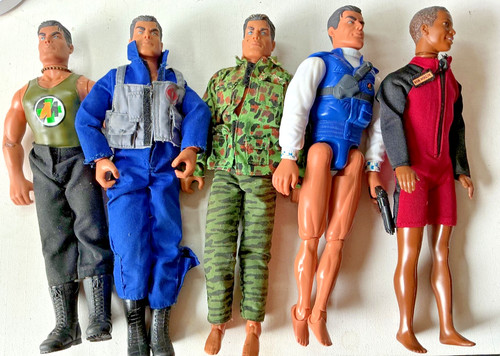 Action man figures - 5,