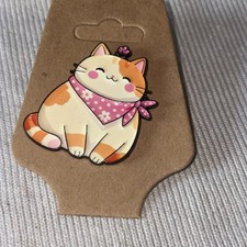 Cat Alloy Enamel Pin Badge