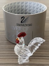 Swarovski Crystal Red Rooster/Cockerel/Chicken With Colour – Item 247759 - Boxed