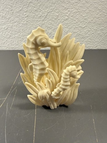 Coastal seahorse sculpture - coastal,