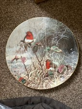 Coalport 'Robin Redbreast Frosty Mornings' Limited Edition 1993 Plate 