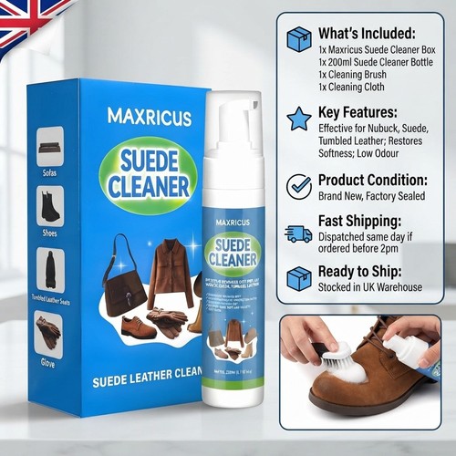 Foam suede cleaner - suede, kit