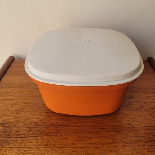 Tupperware rice steamer - steamer, orange