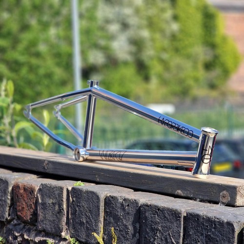 Hyper wizard bmx frame - hyper, chrome
