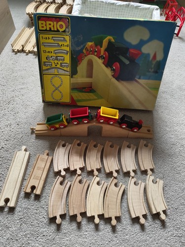 Vintage brio wooden railway - brio,