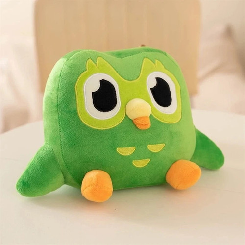 Duolingo plush duo - duolingo, green
