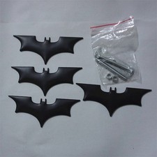 Matte Black Bat Metal Grille
