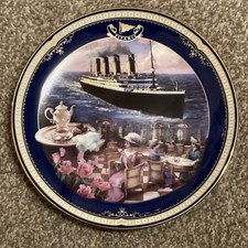 Bradford Exchange Titanic Plate Cafe Parisien~ Queen Of The Ocean 1999  