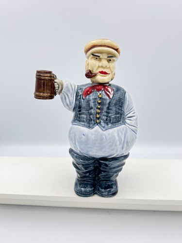 Vtg decanter fisherman - vtg,