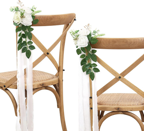 Set white pew flowers - of,