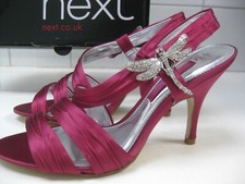 NEXT PINK STILETTO SANDALS 6.5