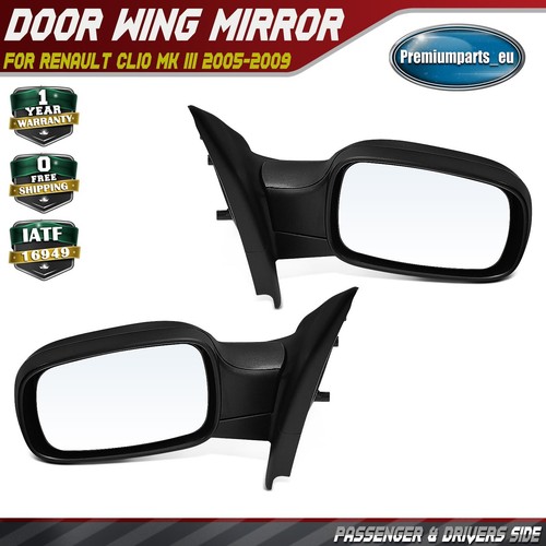 Pair electric door wing mirror - electric,