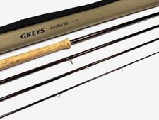 Greys Greyflex M2 15′ 4 Piece Carbon Salmon Fly Rod Line #10 With Tube Bag & ...