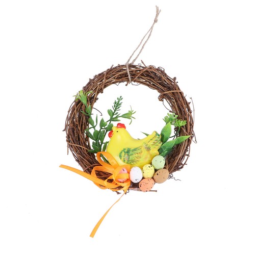 Reusable easter door wreath - reusable,