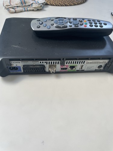 Sky box and remote - and, leads