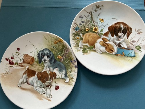 Poole pottery 6ins plates - pottery,
