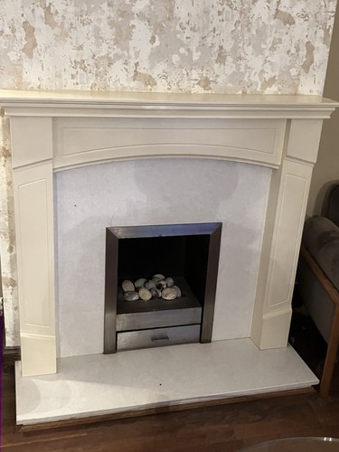 Fireplace surround and gas - surround,