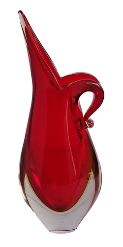 Large murano red glass - murano,