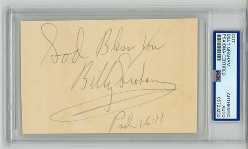 Reverend billy graham signed - reverend,