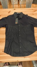 Shirt for men black button - for,