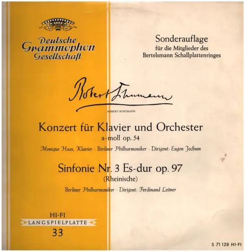 Robert schumann berliner - lp,