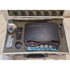 Polaroid Automatic 250 Land Camera Flash Bulbs Film Manuals Case Timer Vintage