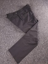 Meyer Tailored Chino Trousers Men W36 L32 Charcoal Grey