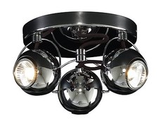 Retro Gloss Black Chrome 3 Way